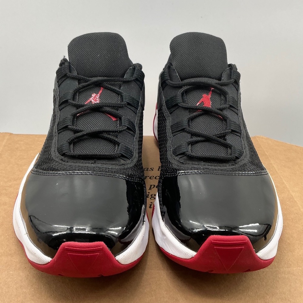 Jordan 11 CMFT Low Bred Black Red White Sneakers CW0784-006 Mens